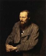 Perov, Vasily Portrait of Fyodor Dostoevsky oil painting reproduction